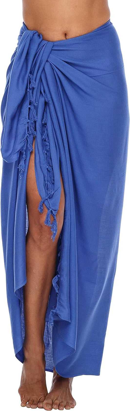 Sarong Wraps for Women Beach Cover up Skirt Swimsuit Wrap Pareo Coverups